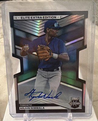 2023 PaniniElite Extra Edition Arjun Nimmala Die-Cut Auto 373/399
