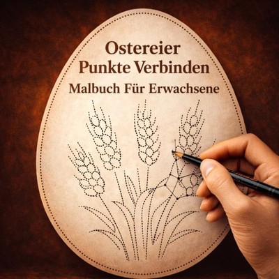Ostereier Punkte Verbinden Malbuch Für Erwachsene: Ausmalbilder Zu Ostern Und Os