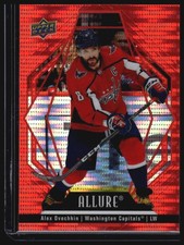 2022-23 Upper Deck Allure #77 Alex Ovechkin Red Rainbow