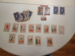 ANTIQUE GYPSY LORE FORTUNE TELLING 45 CARD COMPLETE DECK