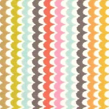 MICHAEL MILLER "SPA SCALLOP" Coral by the 1/2 yard