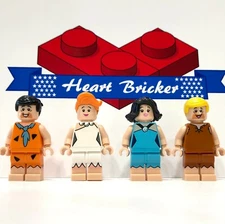 LEGO Flintstones 4 Minifigure set, Brand New, Genuine LEGO, NO CHEAP KNOCK OFFS!