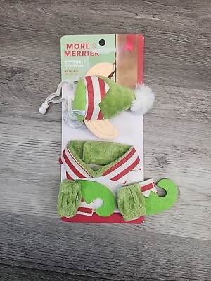 More & Merrier Christmas Cat Elf Costume  X-Small