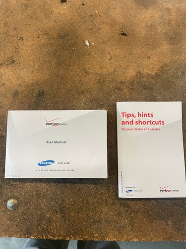 Verizon Wireless User Manual – Samsung – SCH-U550 – 2008 – English/Spanish - 第 1/2 張圖片
