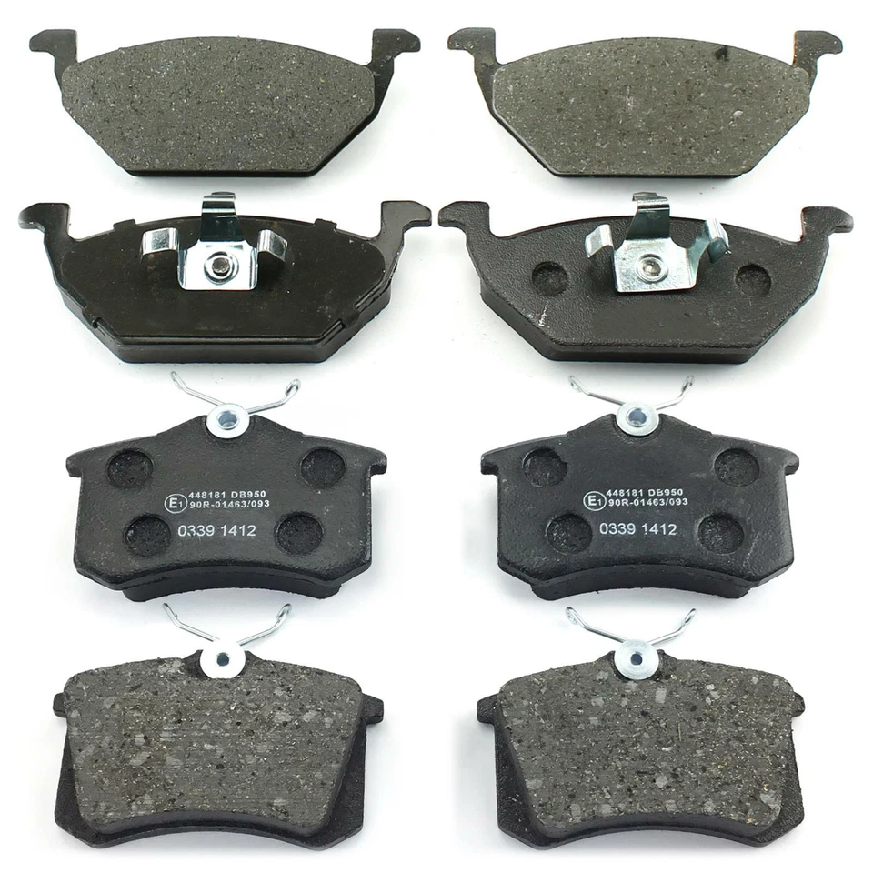 Plaquettes Avant Arrière pour Audi A3 Seat Ibiza 4 5 León Skoda Fabia VW Golf - Photo 2/2