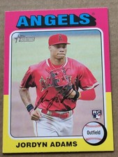 2024 Topps Heritage Jordyn Adams RC Los Angeles Angels #396