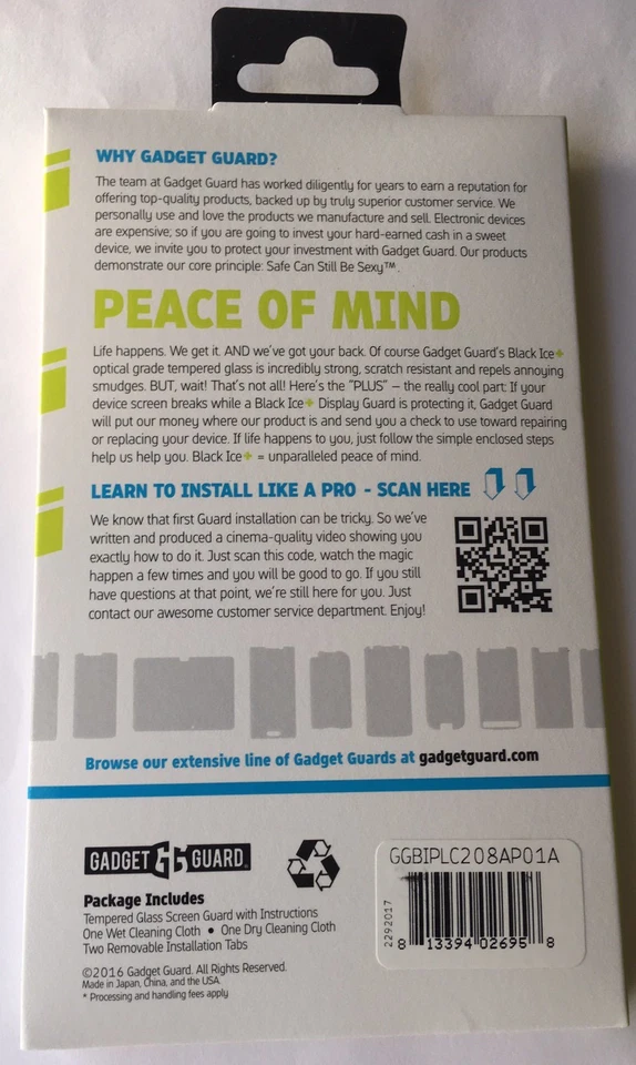 Gadget Guard Black Ice Plus Edition Glass Screen Protector For Apple iPhone X - Image 2 of 4