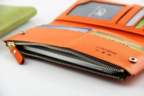 Long Button Zipper Wallet for Women Multi-card Position Clutch Purse Coin Bag - Picture 12 of 19