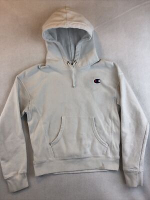 Champion Reverse Weave Hoodie Size XS White