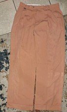 Stacy Adams Men's Dress Pants High Rise Regular Fit Peach Color Size 38 Cl23