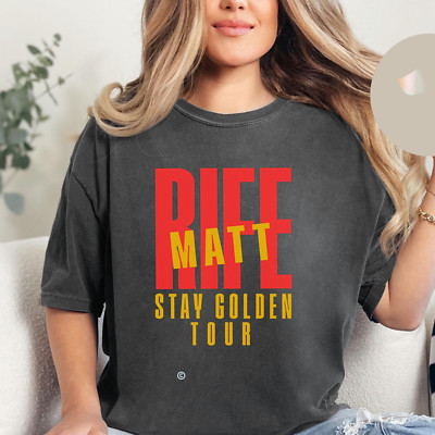 Matt Rife Stay Golden Tour 2025 American Comedian T Shirt Full Size S-5XL