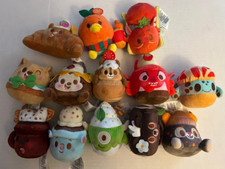 Disney Parks Munchlings 3"-4" Food Themed Plush Lot of 13 - RARE Variants