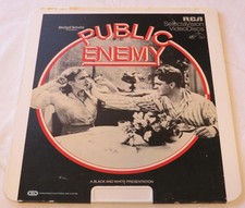 Public Enemy black  white 1982 RCA VideoDiscs CED Video Disc videodisc movie