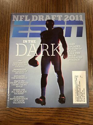 ESPN Magazine April 18 2011 NFL Draft 2011 Jake Locker In The Dark Football
