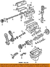 FORD OEM 95-01 Ranger Engine Engine Parts-Crnkshft Pulley F87Z6312AA