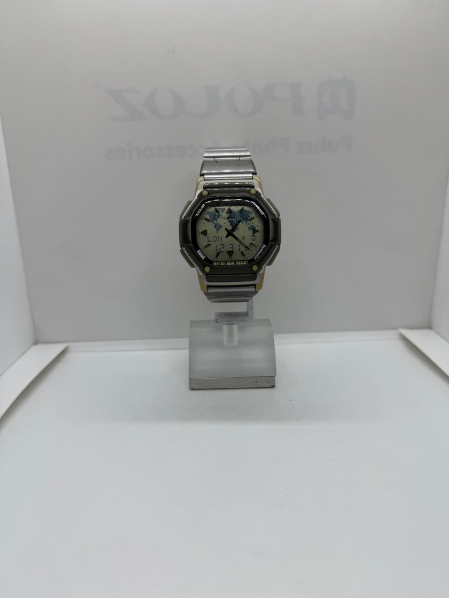 Casio ABX-56 Twincept Wrist Watch Module 1326 Vintage Old Retro