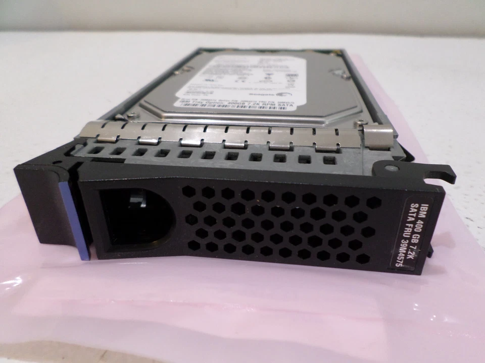 IBM 400GB 7200 RPM SATA HDD Hard Drive w/ Tray 39M0178 9BA385-176 - Image 2 of 4