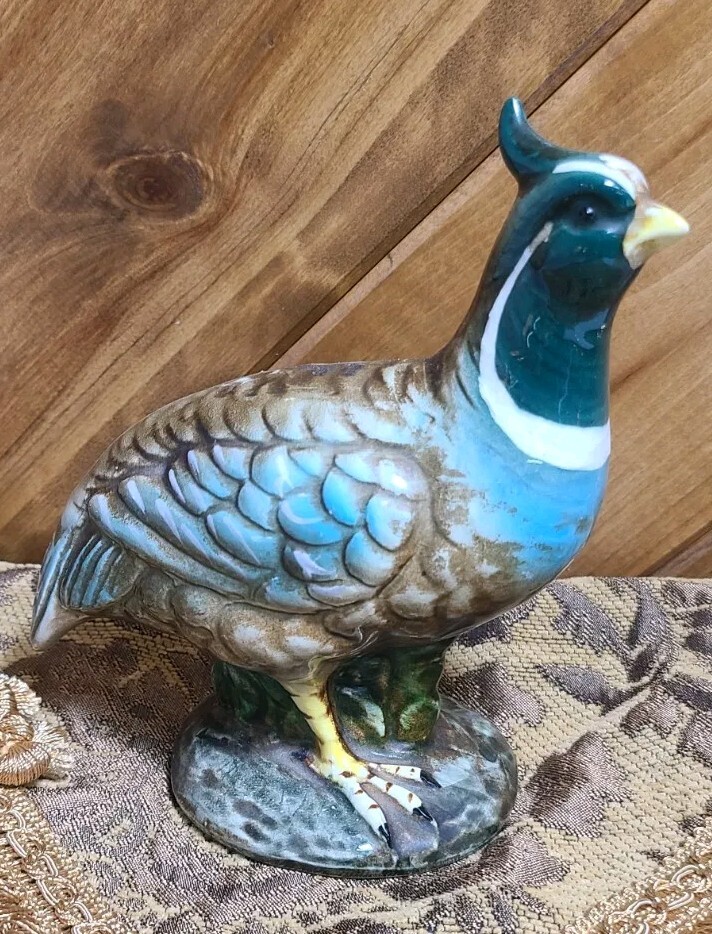 Vintage Wales Japan Quail Bird Figurine Painted Porcelain | eBay