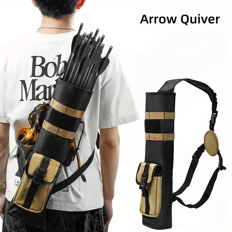 Dual-Use Arrow Holder Backpack & Hip Bag For Bow Hunting – Adjustable, Large Capacity, Lightweight & Durable