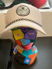Johnnie-O Ferris Wheel Performance Rope Hat White Adjustable Strapback