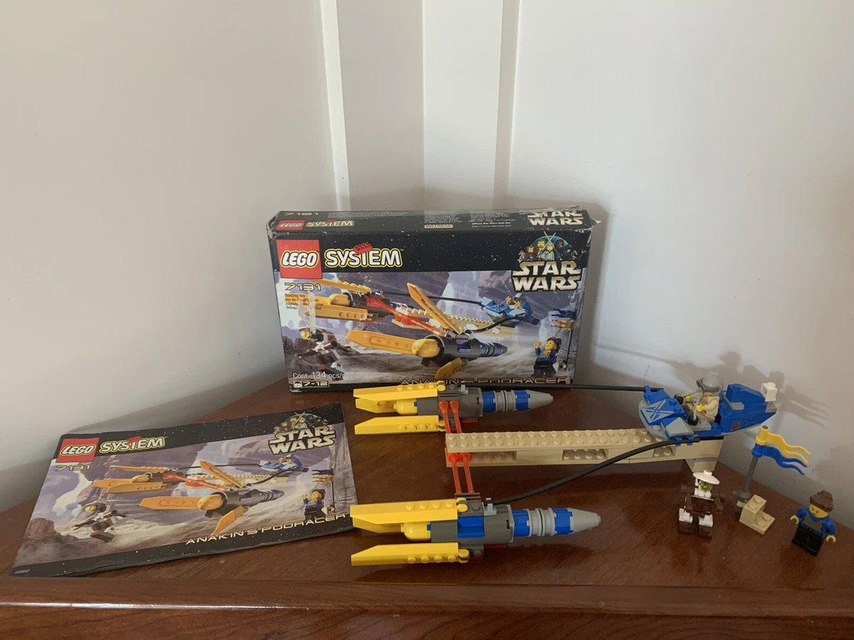 1999 Retired Star Wars Lego System 7131 Anakin s Podracer 100 Complete W Box