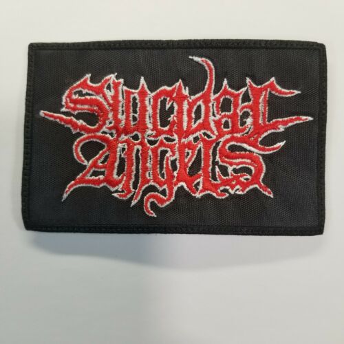 SUICIDAL ANGELS LOGO  EMBROIDERED PATCH