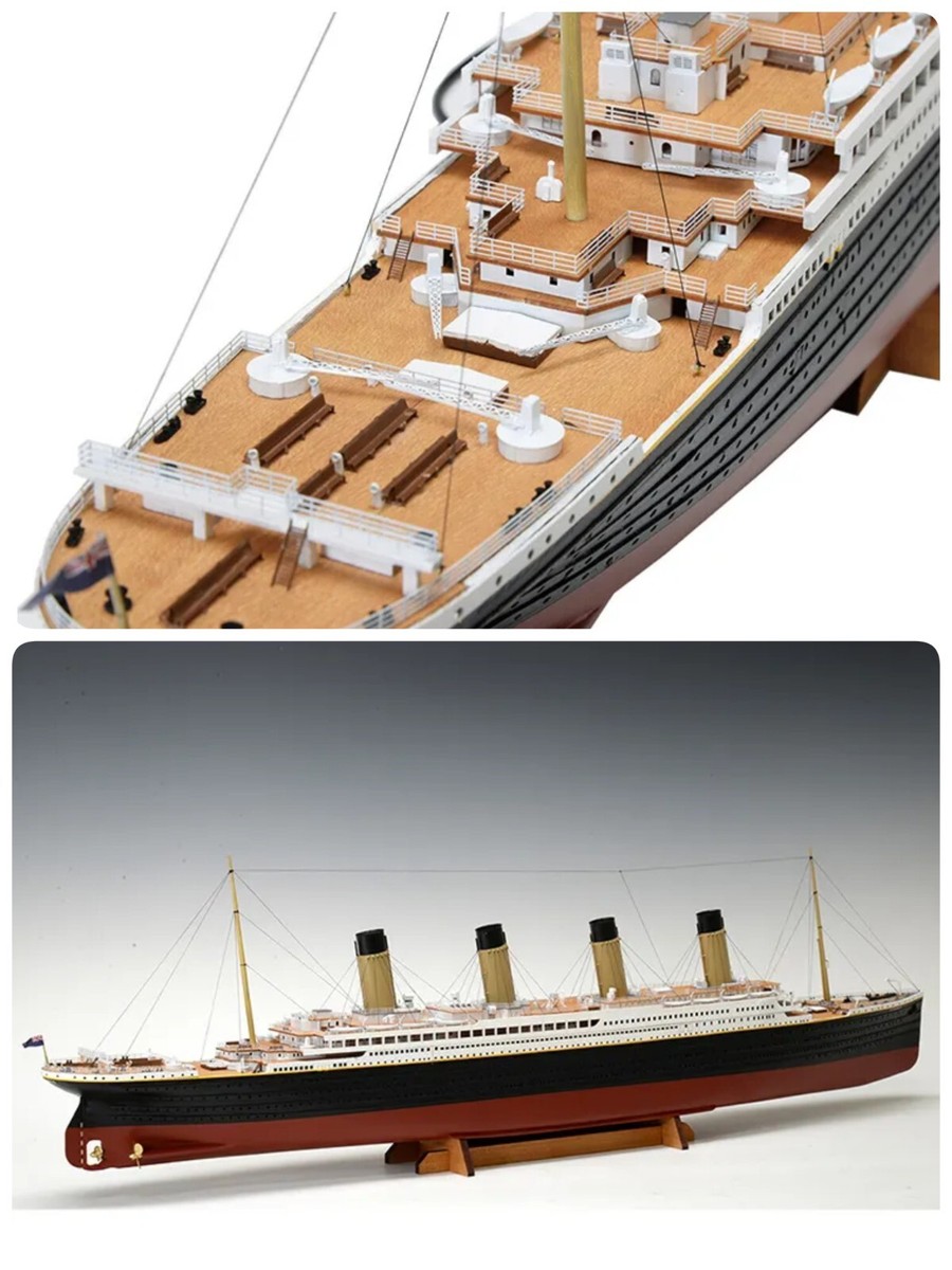 Woody Joe Wooden Model Titanic 1/350 scale, total length 769mm | eBay