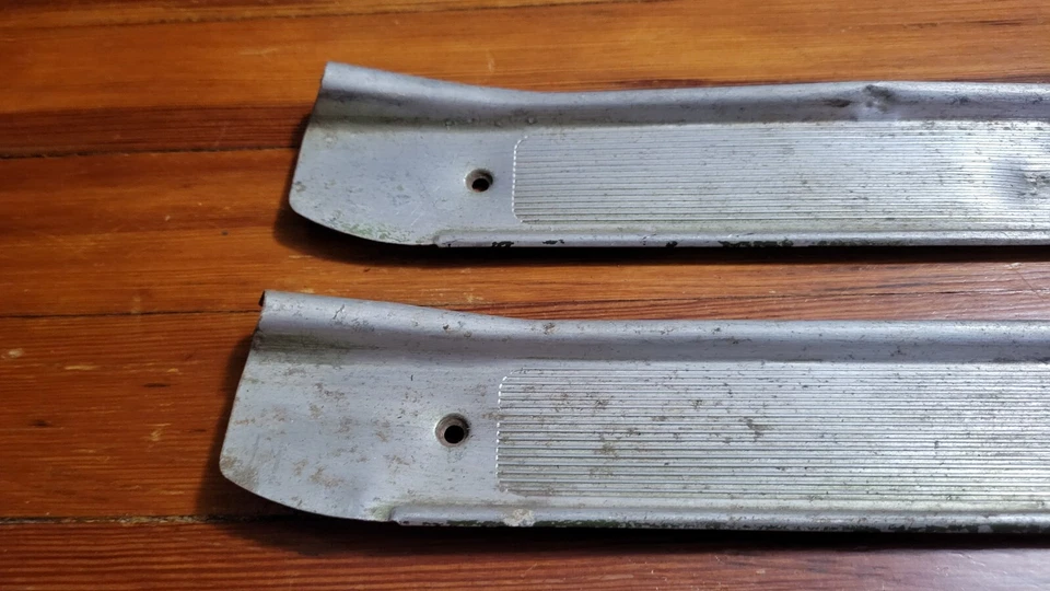 Placa de umbral de puerta Chevrolet El Camino Chevelle 68-72 panel de cubierta de moldura Monte Carlo Foto 2 de 4