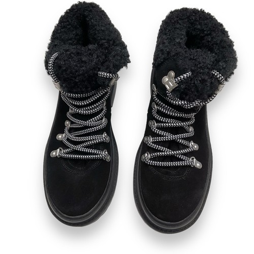 Splendid Yvette Womens Black Suede Leather Lace Up Hiking Boots Size 8 NWOB - Picture 5 of 10