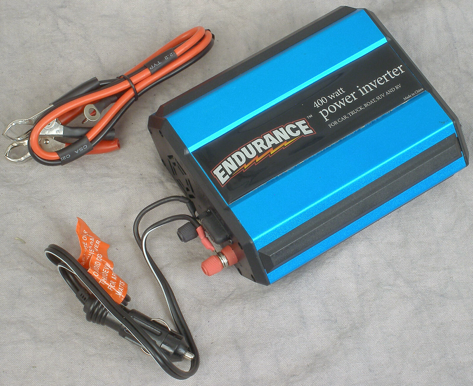 Endurance 400W Power inverter convert 12v DC to 110120v AC w/USB & 12v outputs eBay