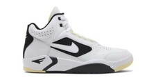 Nike Air Flight Lite Mid White Lemon Blk Sneakers DV0824-100 Men Size 7.5/Wmn 9