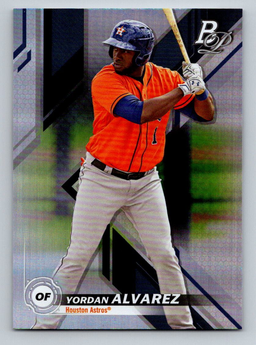 スポーツ選手 yordan alvarez 2nd bowman Gold Top100 2019 Bowman Platinum #TOP-100 Yordan Alvarez Top Prospects