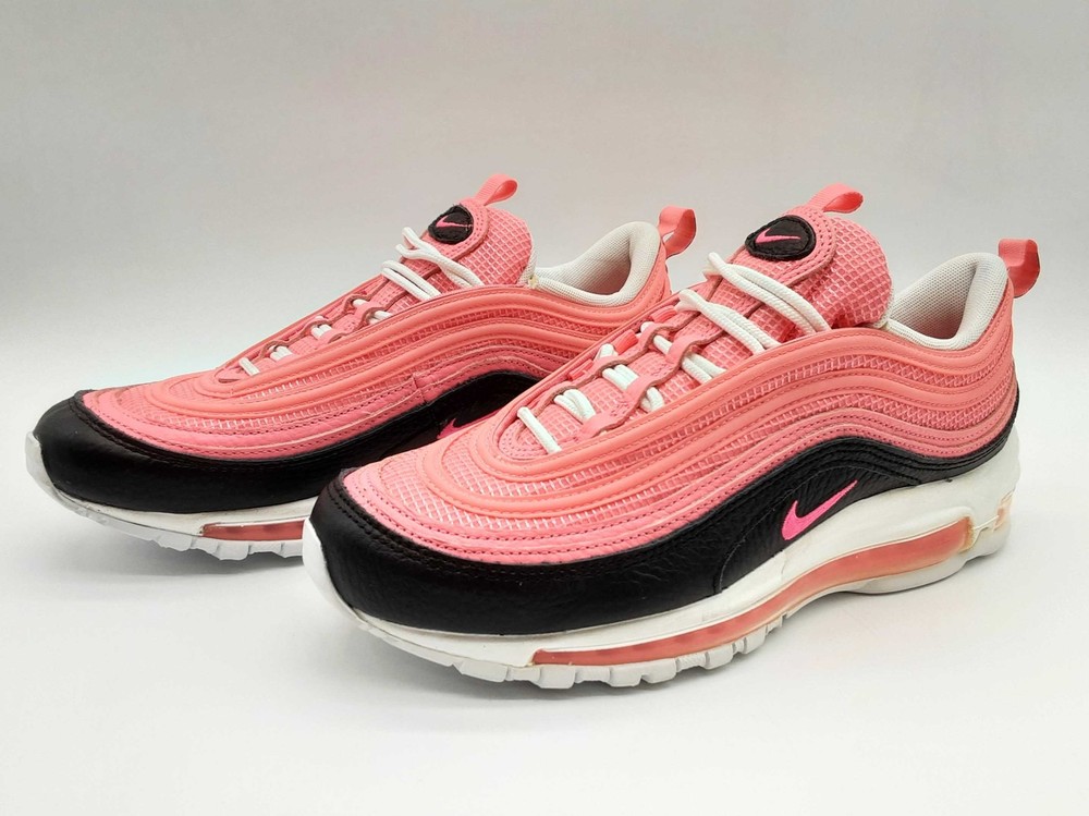 Nike Air Max 97 Pink Glaze Black Sneakers Mens Size 9 Dz5327-600
