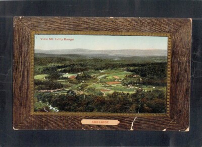 E3299ski Australia SA Adelaide Hills Mt Lofty Ranges PU vintage postcard