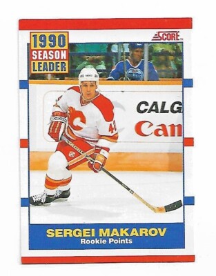 NHL Playercard 1990 Score - Sergei Makarov - Flames #350 - Season Leader