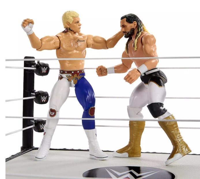Wrekkin' RAW Brawl Ring Playset [with Cody Rhodes & Seth Rollins