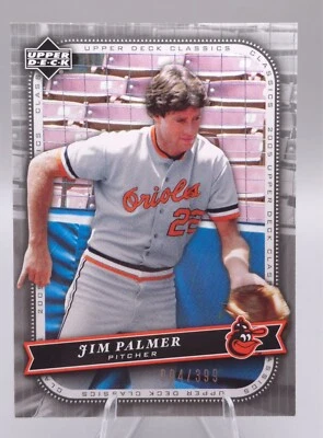 2005 Upper Deck Classics #49 Jim Palmer Silver 004/399 Baltimore Orioles HOF - Image 1 of 2