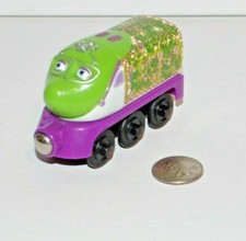 Chuggington Wooden Railway Train Engine Camouflage Koko works w/ Thomas, Brio