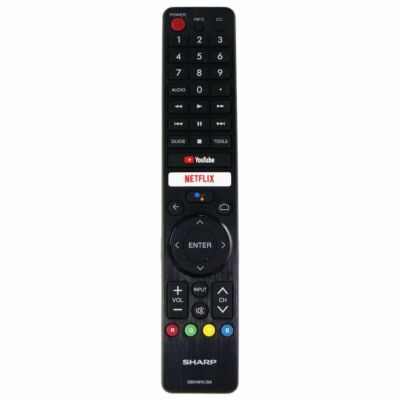 ORIGINAL SHARP ANDROID TV REMOTE CONTROL WITH GOOGLE VOICE SEARCH ORIGINAL SHARP ANDROID TV REMOTE CONTROL WITH GOOGLE VOICE SEARCH