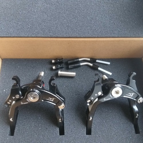 Aleación CNC brazo largo freno en C para bicicleta plegable Brompton pinza freno ajuste guardabarros - Imagen 38 de 42
