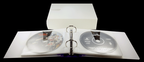 DVD CD KEEPER – CD/DVD Wallet Ring Binder HOLDS 20 DISCS cd/dvd BLUE - Afbeelding 14 van 15