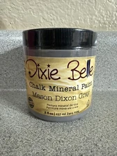 Dixie Belle Chalk Mineral Paint 8 oz MASON DIXON GRAY Zero Voc's