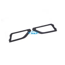 L & R Side Front Bumper Grille Fog Light Grille Set Fit For VW Atlas 18-19