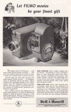 1947 Bell  Howell Filmo: Finest Gift Vintage Print Ad