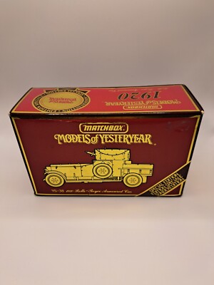 Matchbox YS-38 1920 Rolls-Royce Armoured Car - 1990 - Special Edition