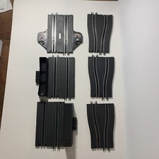 Lot Of Slot Car Track Piece Golden Bright Replacement Parts 6 Straight Pieces