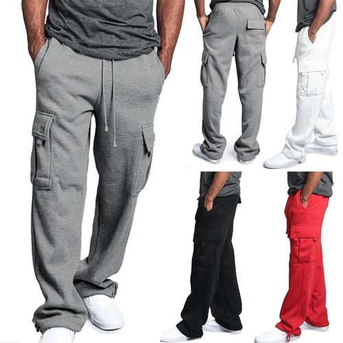 G-Style Herren Cargo-Shorts Aus Fleece – Bequeme Freizeitshorts Mit Kordelzug & Klett-Taschen