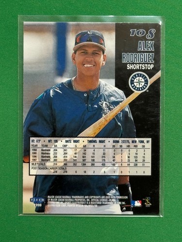 1998 Fleer Sports Illustrated Alex Rodriguez #108 World Series Fever - Picture 2 of 2