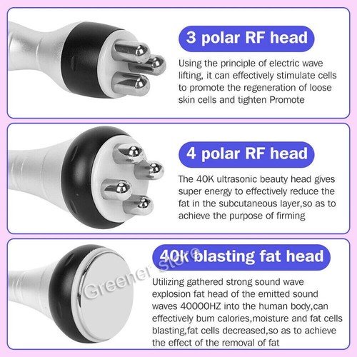 3 in 1 40Khz Radio Frequency Facial & Body Skin Firming Device for Body Slimming - Picture 6 of 18