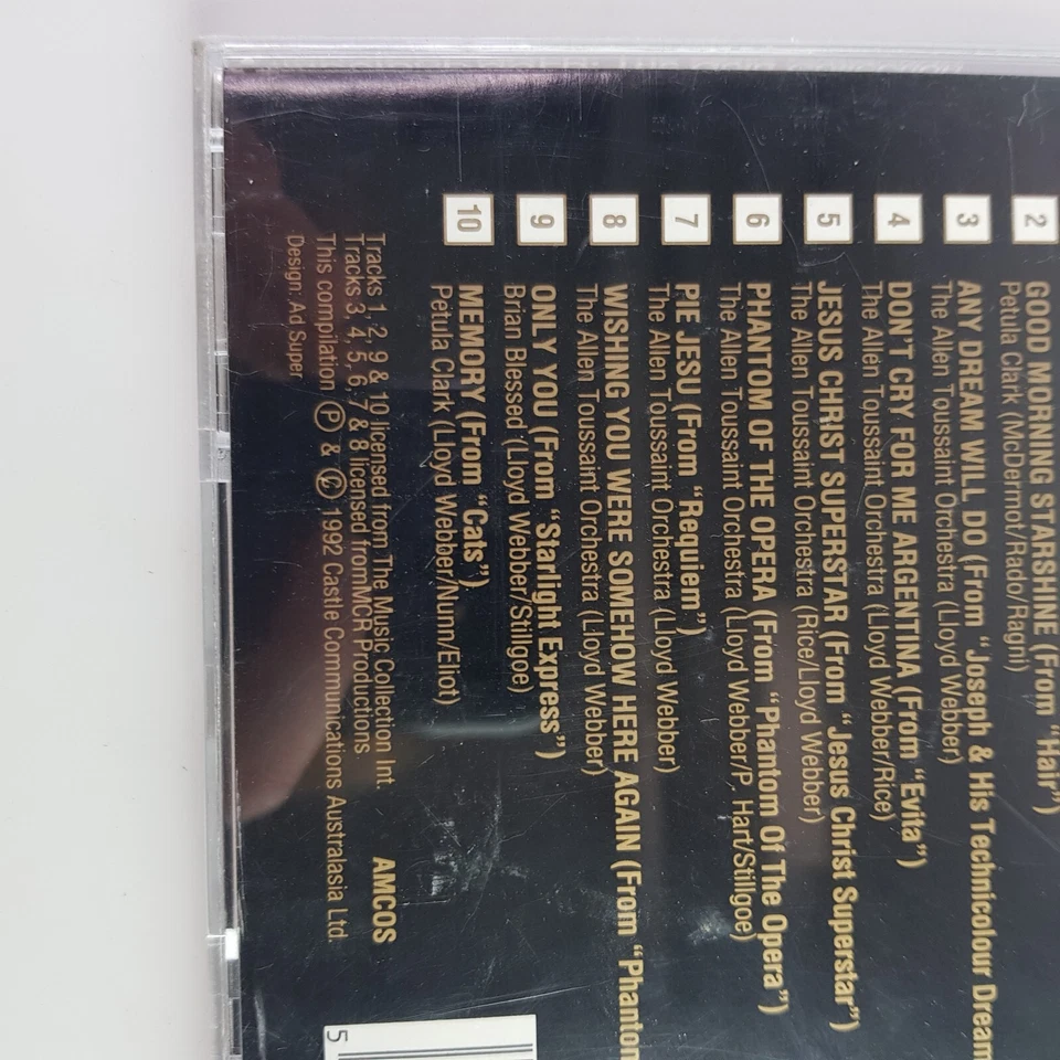 Musical Gold Marti Webb Petula Clark Allen Toussaint Orchestra Webber 1992 CD — 第 2/4 张图片